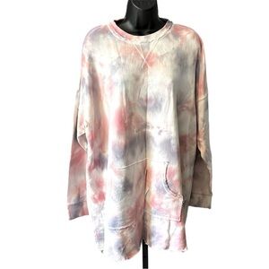 Show Me Your MuMu Sunday Sweatshirt Candy Tie Dye